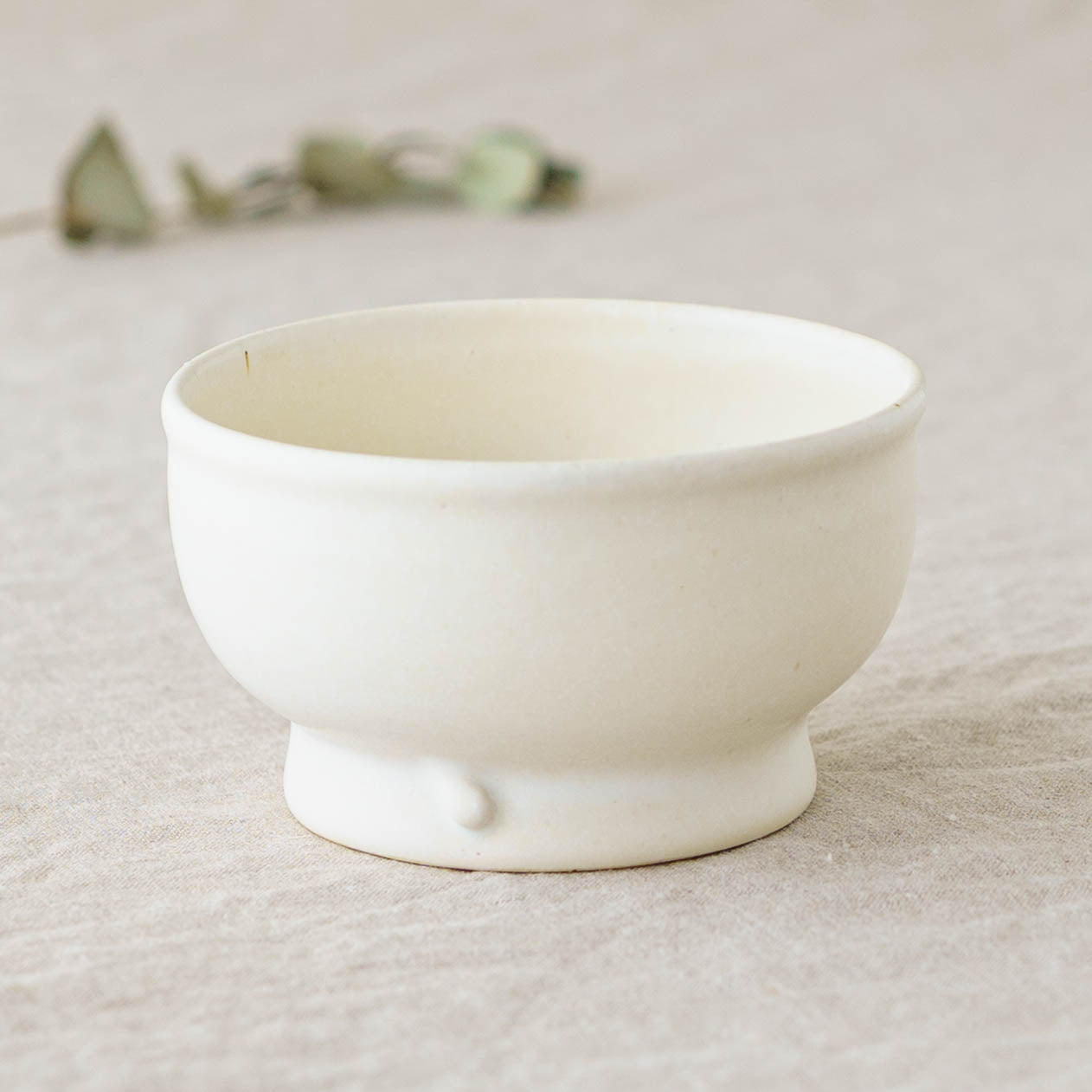 陶芸作家 堀江遼子 poco bowl white｜鎌倉山 作家もののうつわ通販