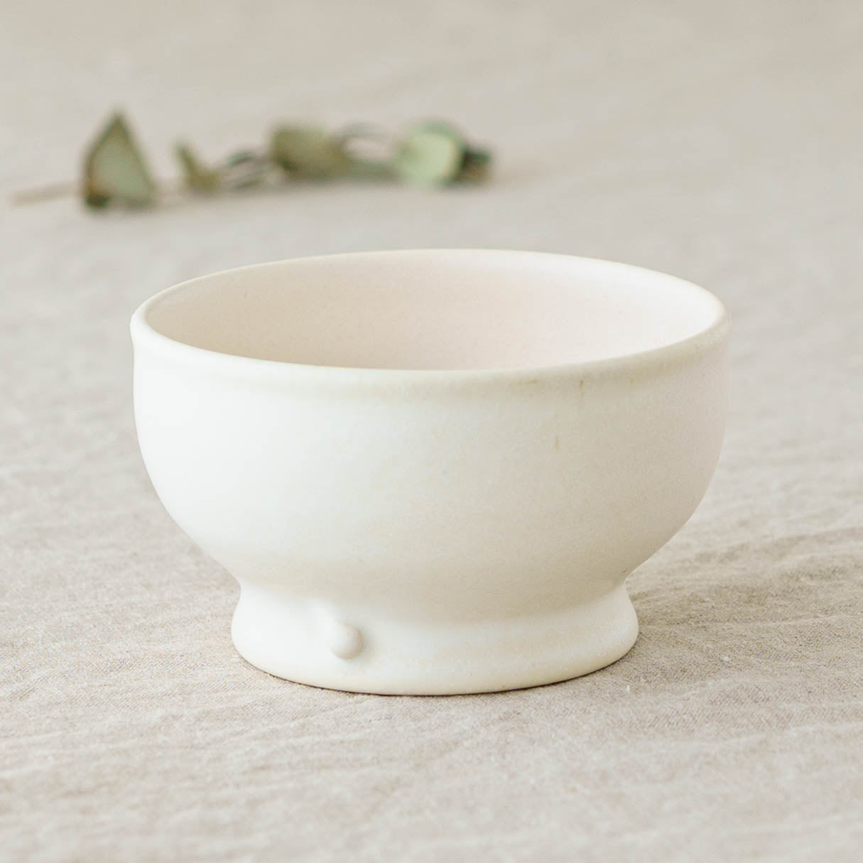陶芸作家 堀江遼子 poco bowl white｜鎌倉山 作家もののうつわ通販