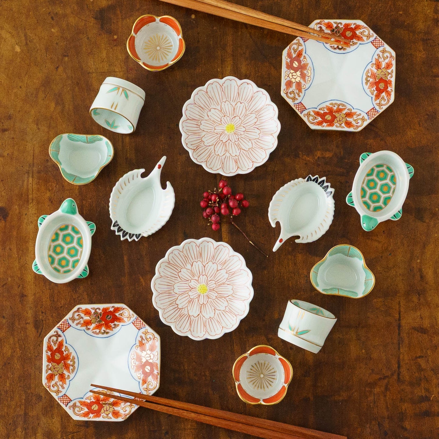 Bean bowl crane   | Arita ware