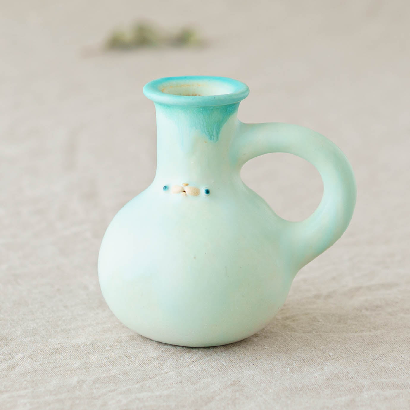 frasco vase　light green｜堀江遼子