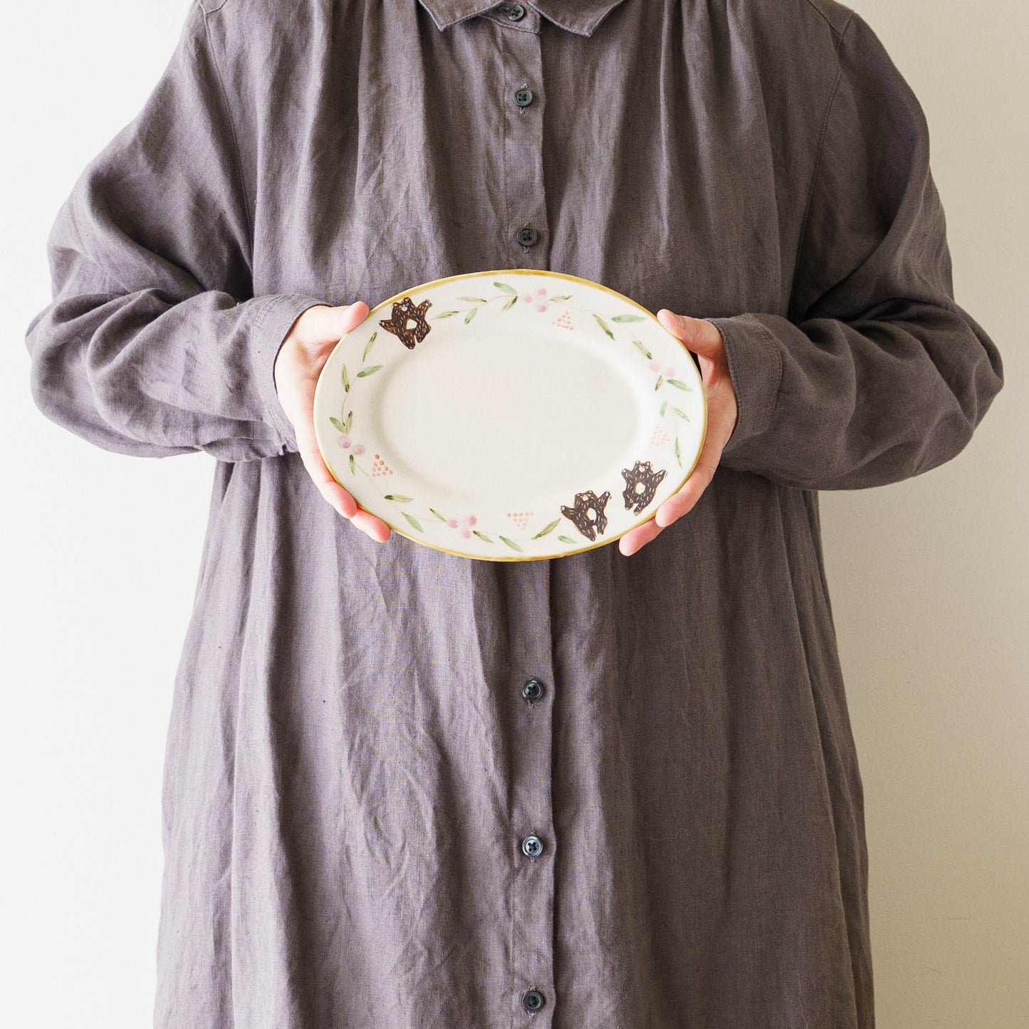  Oval Plate | Mikiko Kato
