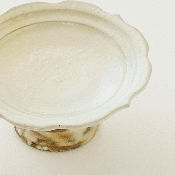 Compote Dish 13cm Kohiki | Furutani Pottery