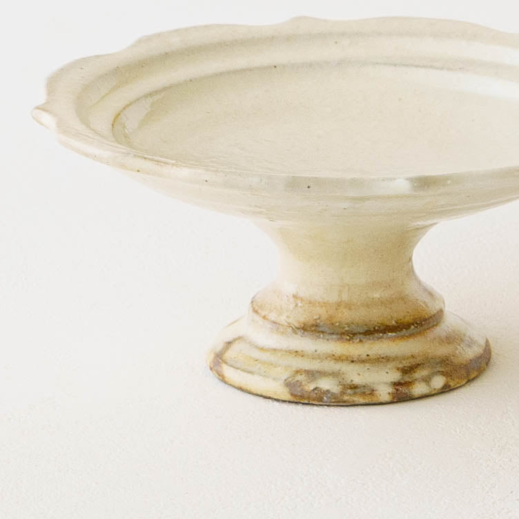 Compote Dish 13cm Kohiki | Furutani Pottery