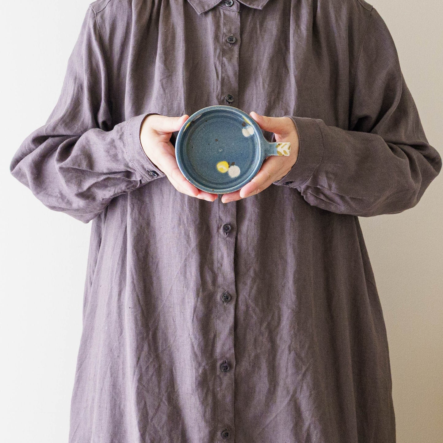 Dip Dish　小　ちょうちょ　ネイビー｜原田晴子