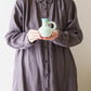 frasco vase　light green｜堀江遼子