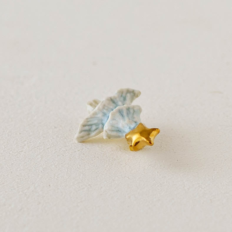 ツリー　水色｜ののむらみなみ