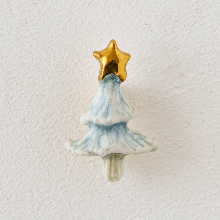 ツリー　水色｜ののむらみなみ