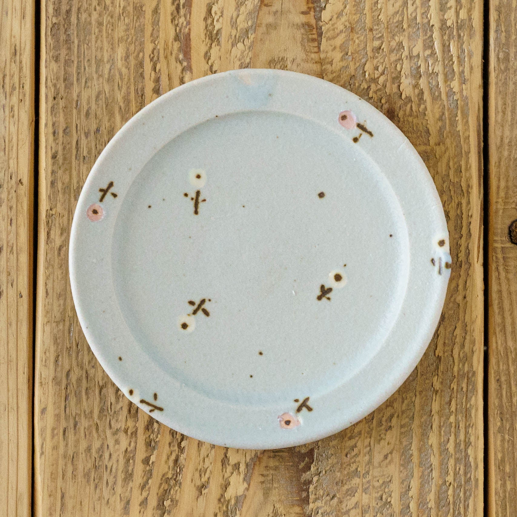 原田晴子 飯碗 器 ペアセット 蝶柄 さくらんぼ柄