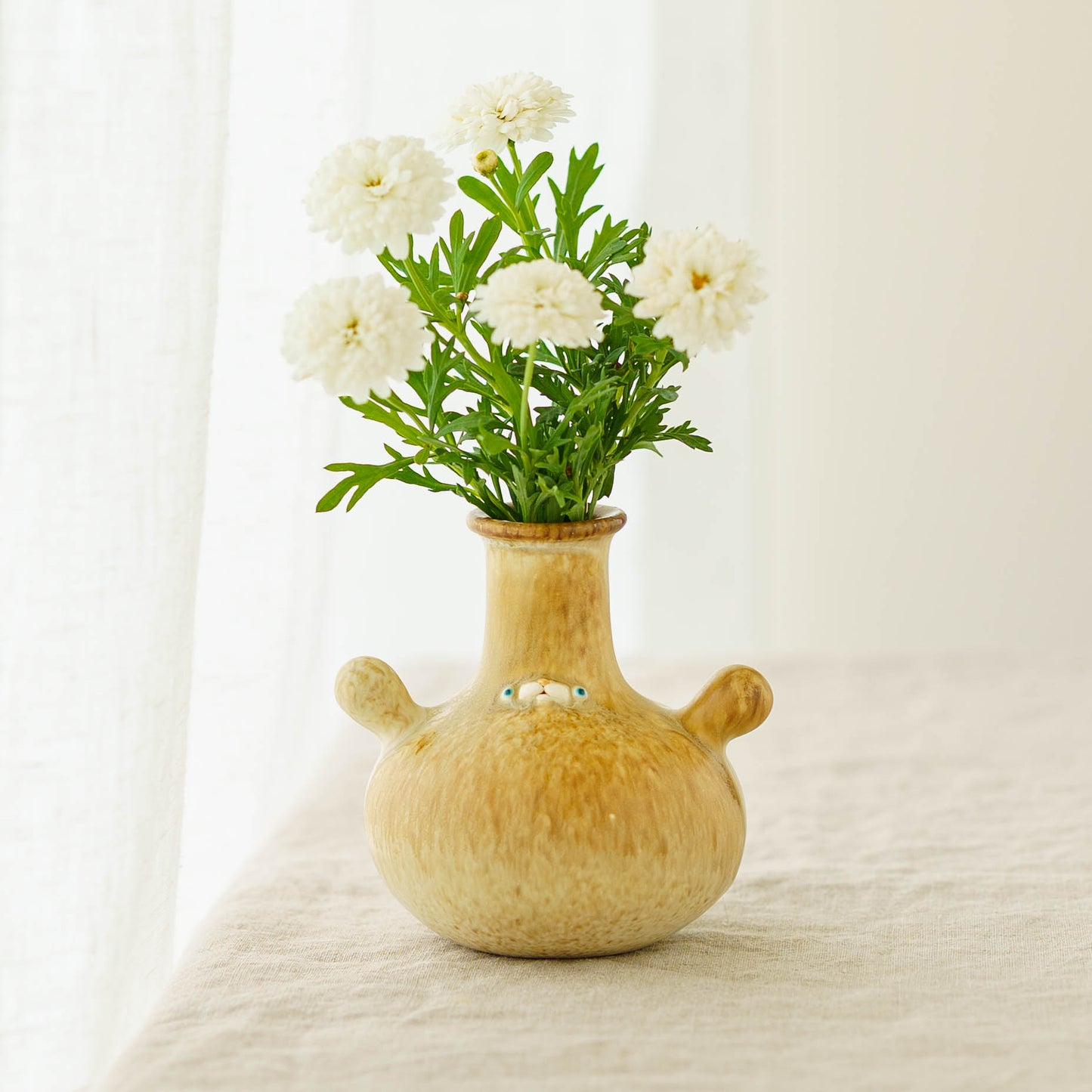 frasco vase　brown｜堀江遼子