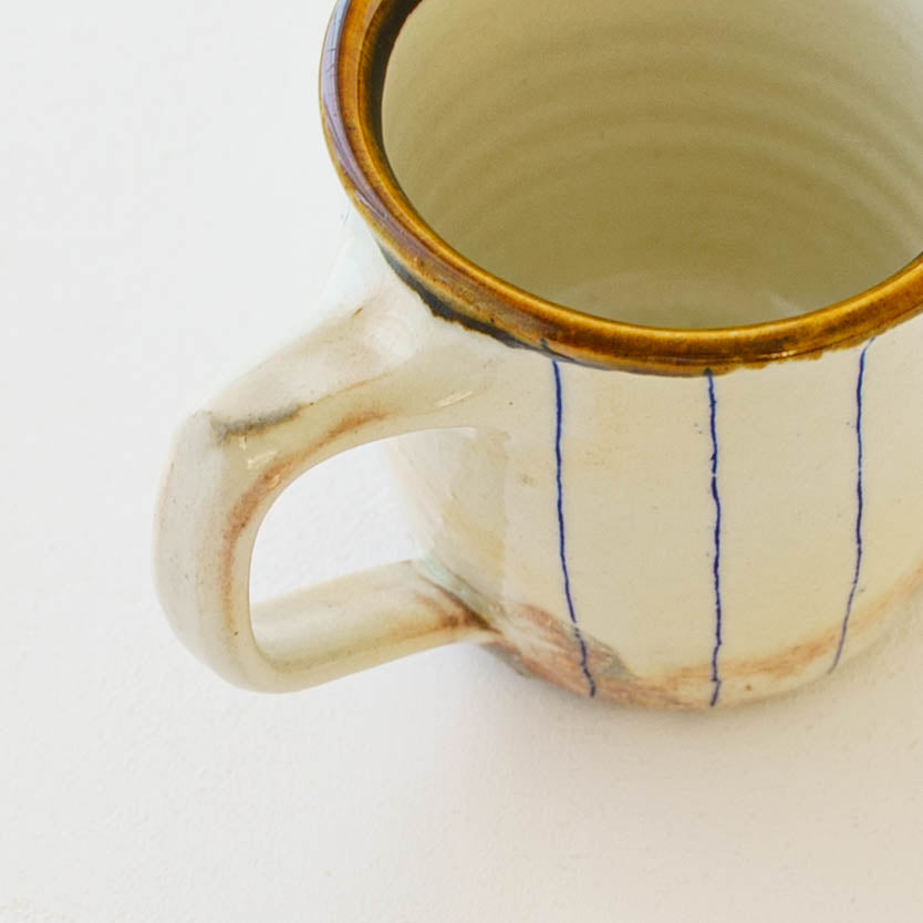 Mug Blue Line Kohiki | Furutani Pottery