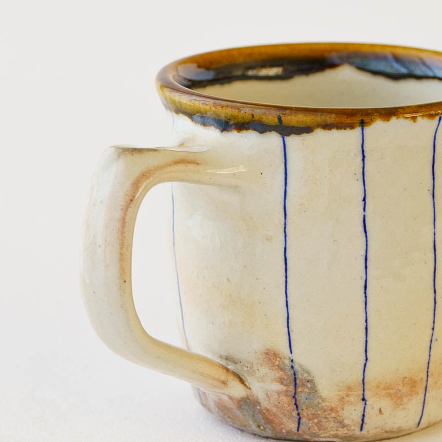 Mug Blue Line Kohiki | Furutani Pottery