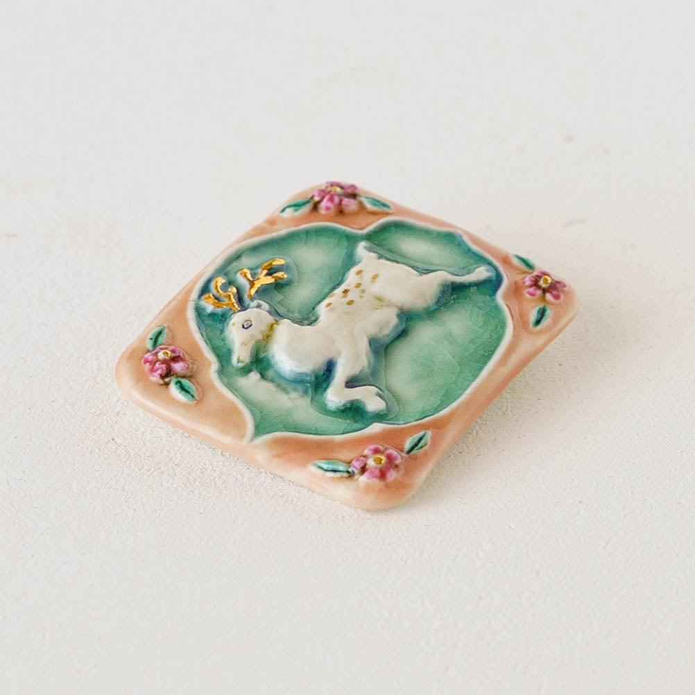 しかのレトロタイル桃｜ののむらみなみ