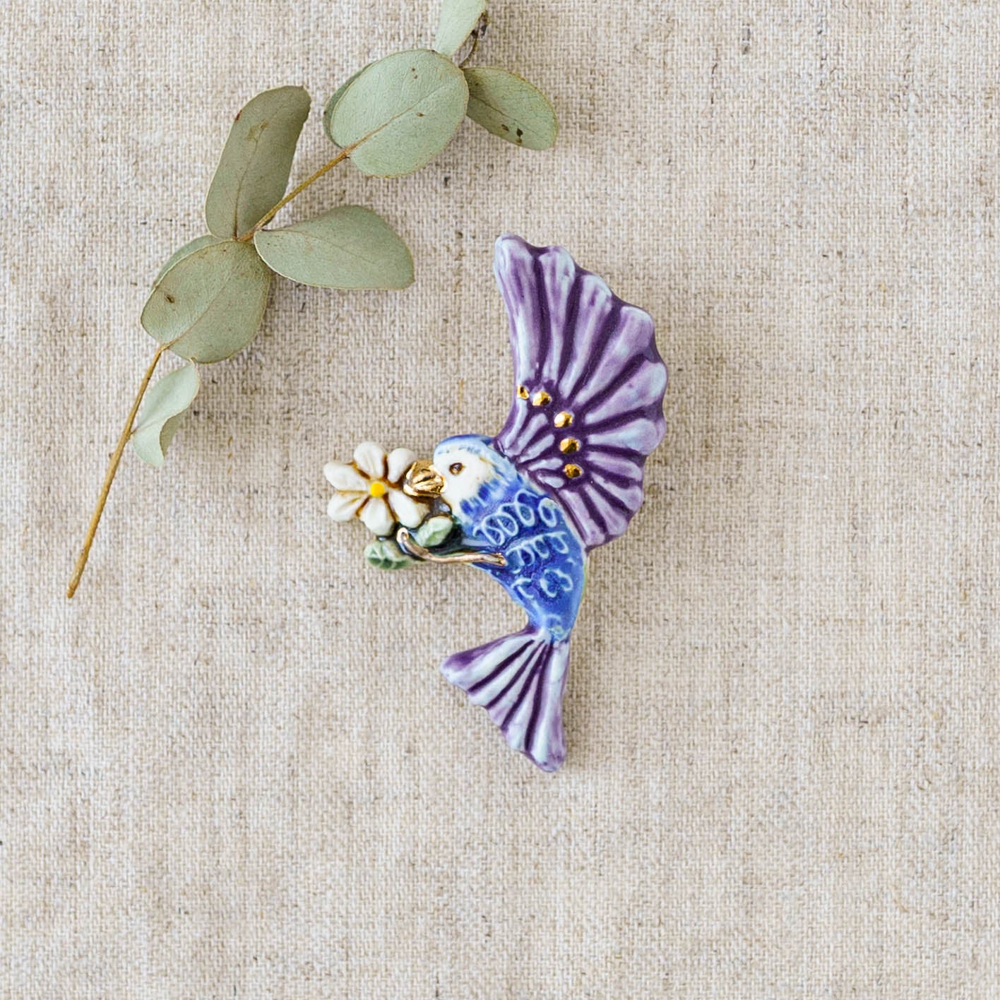 ブローチ作家 ののむらみなみ お花をどうぞ｜作家もののうつわ通販