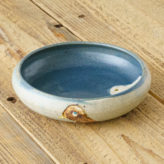 Bowl L bird navy x light blue | Harada Haruko