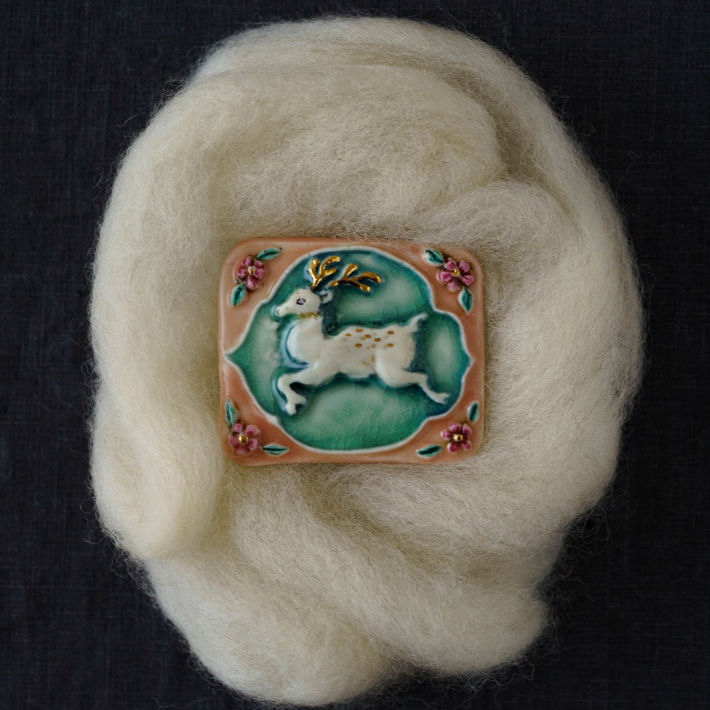 しかのレトロタイル桃｜ののむらみなみ