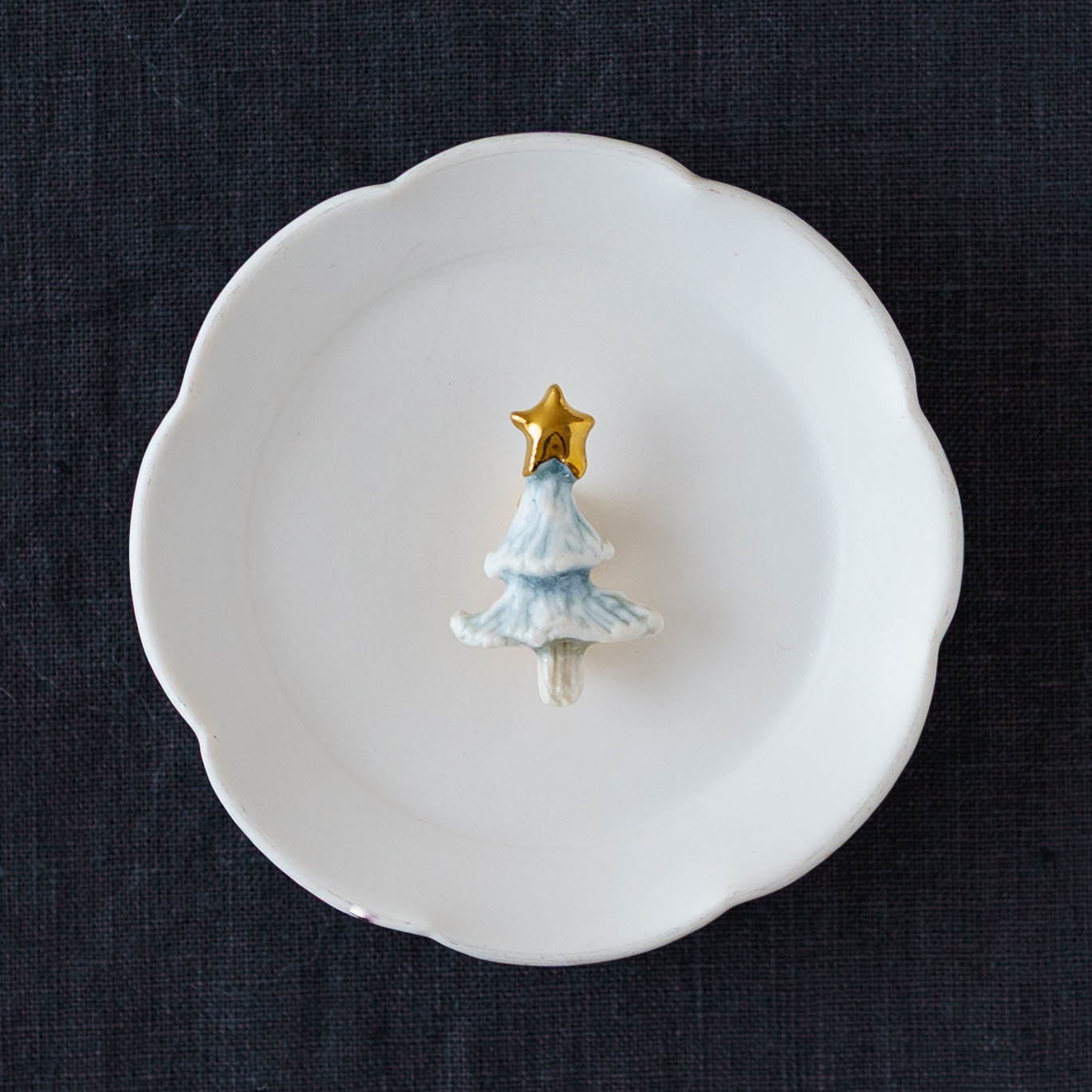 ツリー　水色｜ののむらみなみ