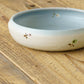 Bowl  L flower light blue x white | Haruko Harada
