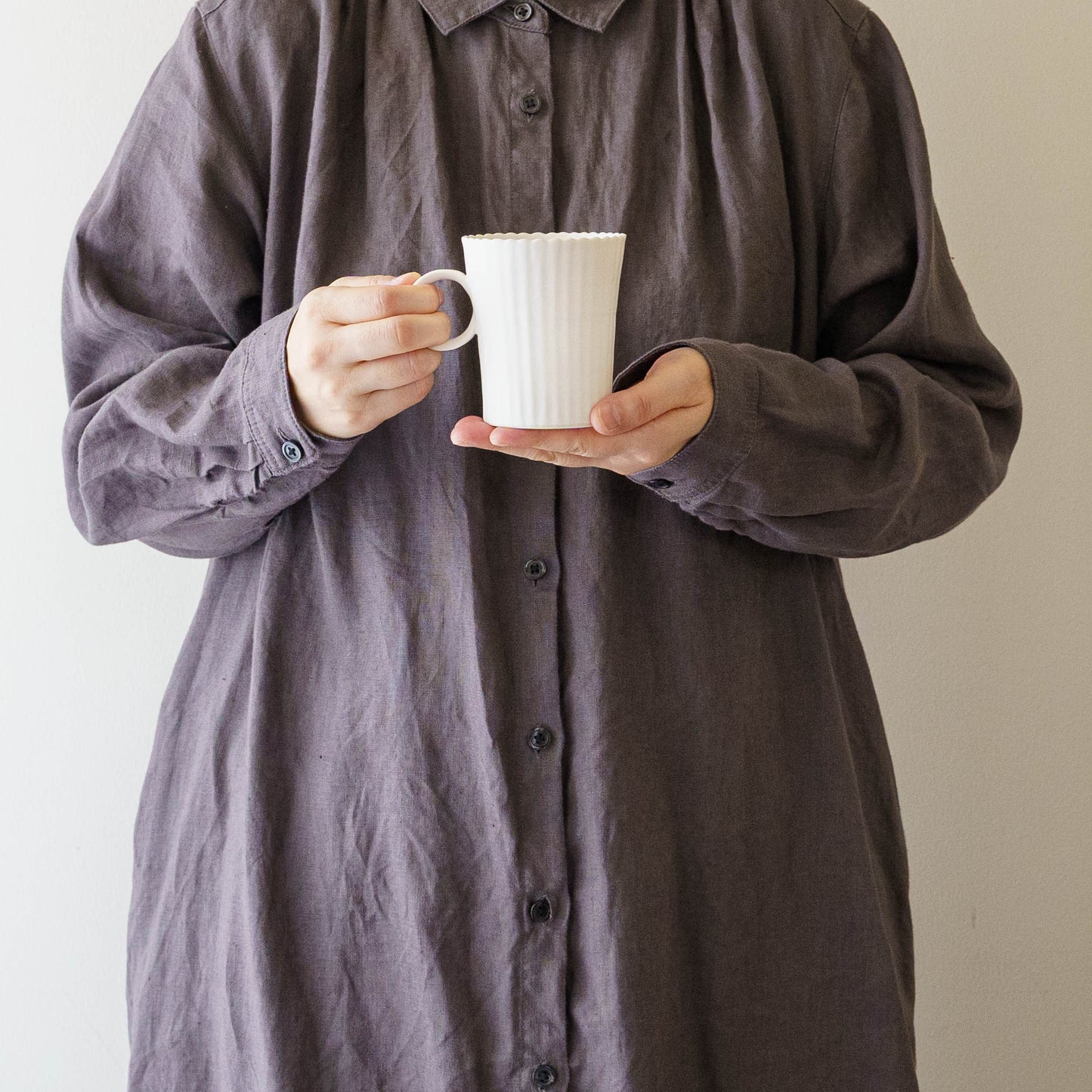 コーヒーカップ　白｜藤村佳澄