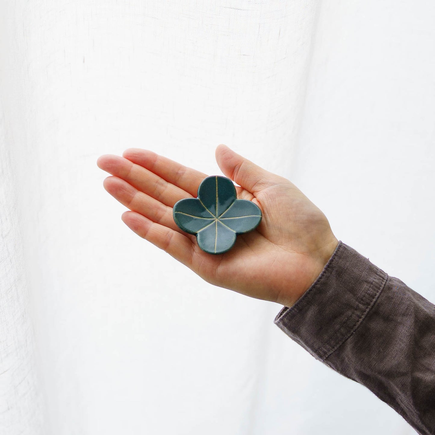 箸置き　クローバー｜辻本路