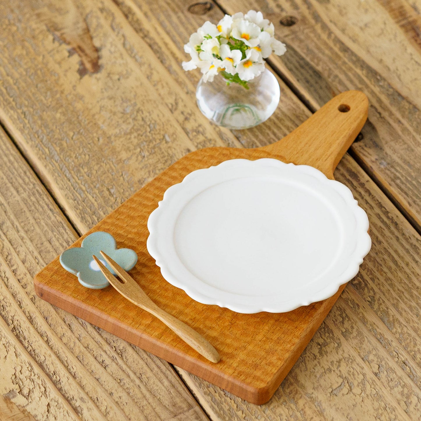 花箸置き　水色｜辻本路