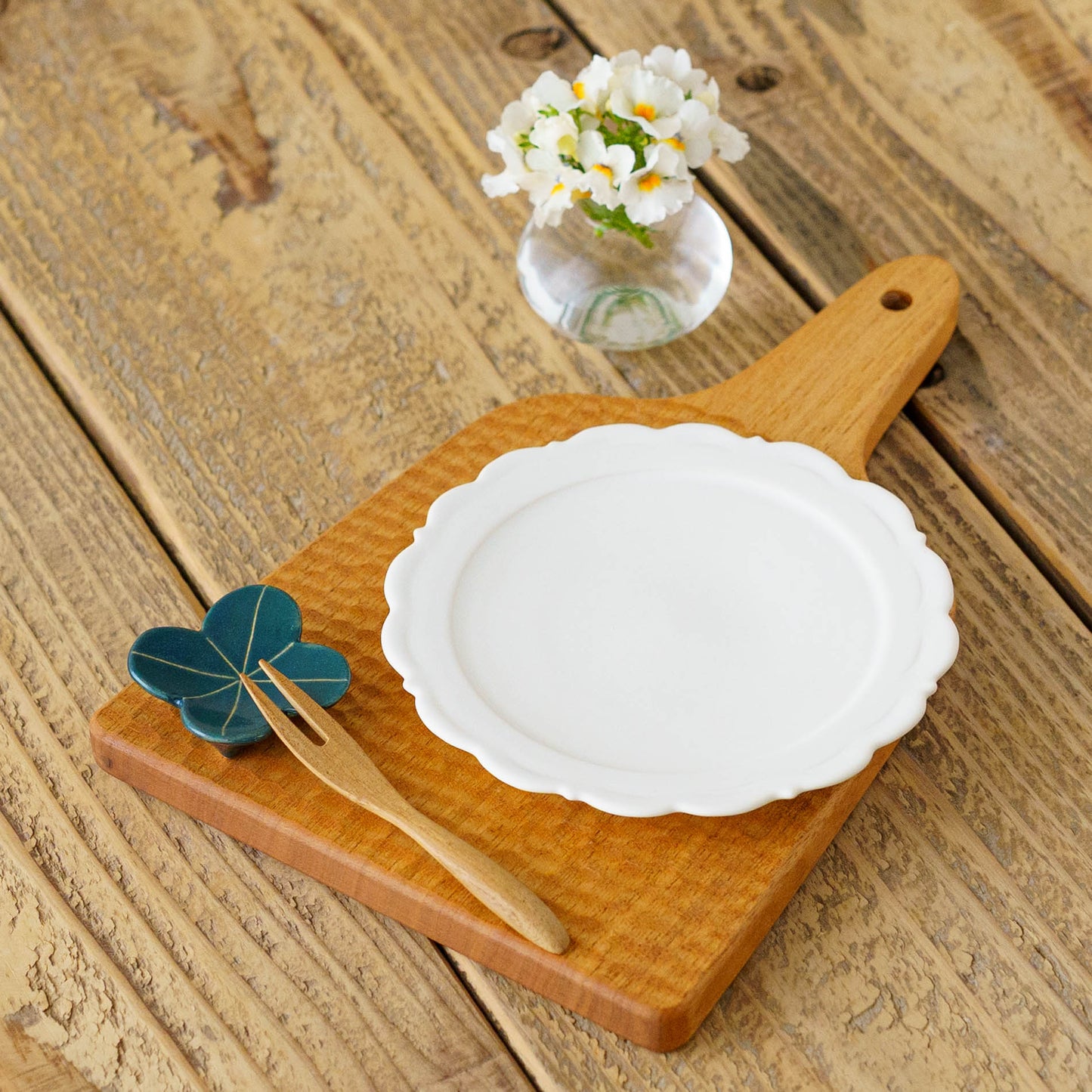 箸置き　クローバー｜辻本路