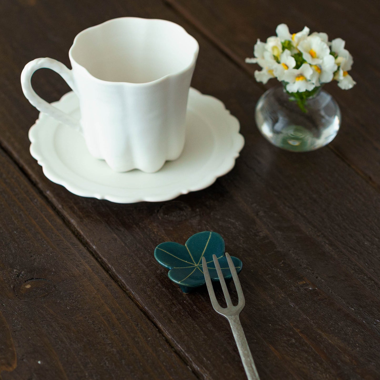 箸置き　クローバー｜辻本路