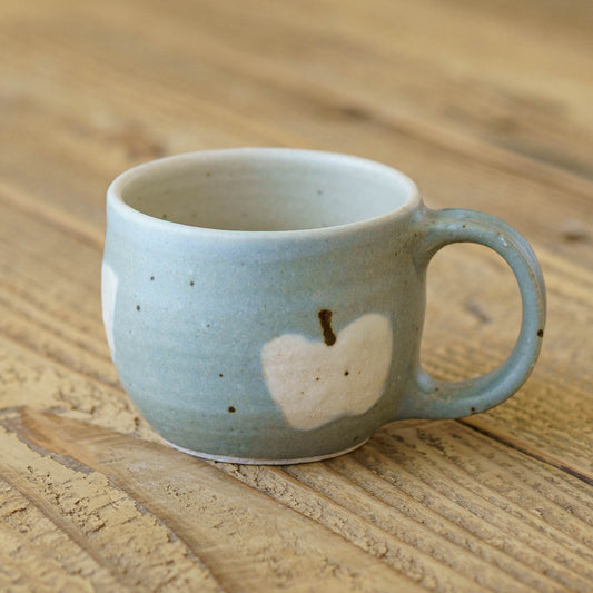 Mug apple turquoise blue | Harada Haruko