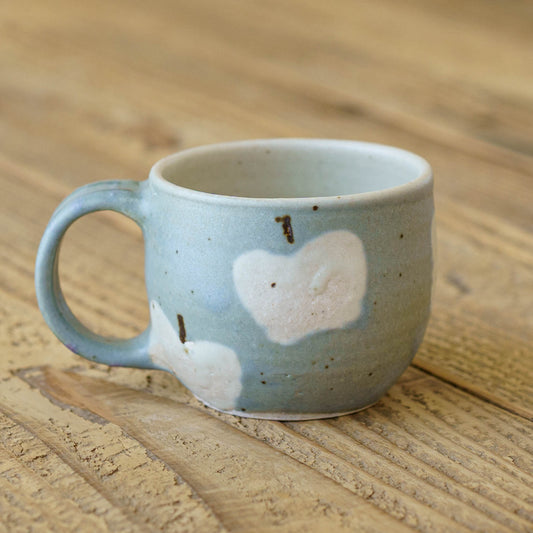 Mug apple turquoise blue | Harada Haruko