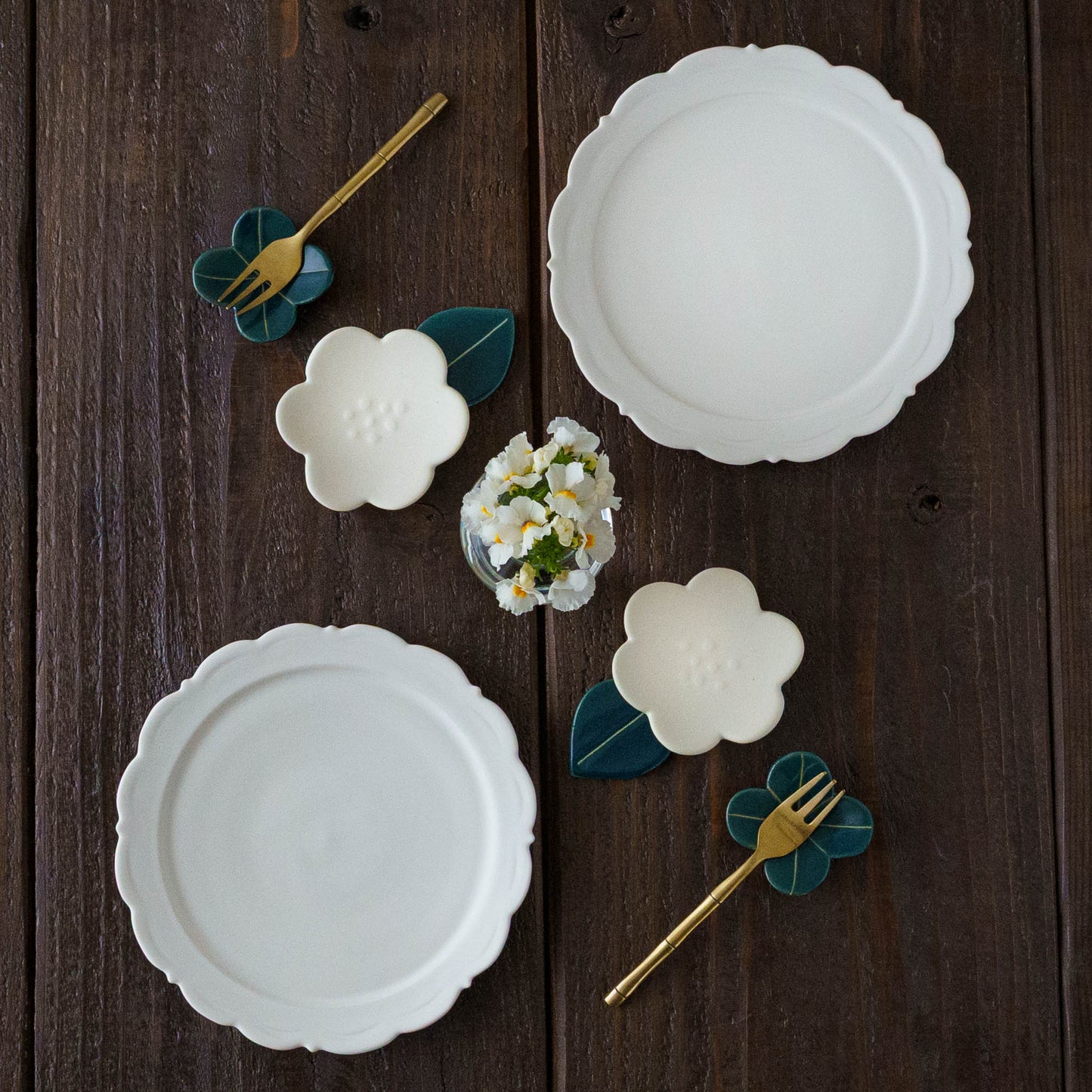 箸置き　クローバー｜辻本路