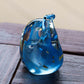 Snake S Blue (with black base) | Gokurakuji Glass Studio