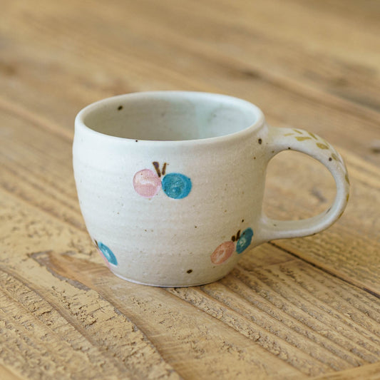 Mug butterfly white (Pink x Blue) | Harada Haruko