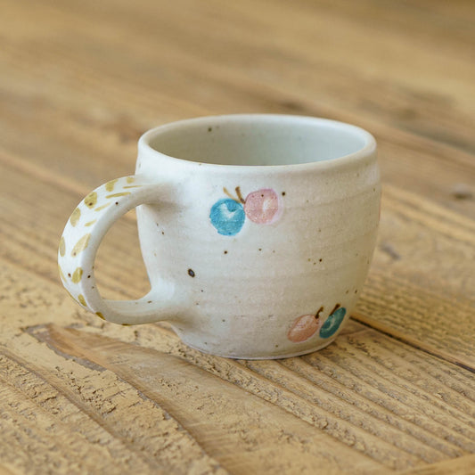 Mug butterfly white (Pink x Blue) | Harada Haruko