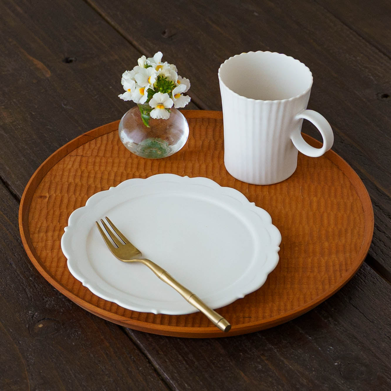 コーヒーカップ　白｜藤村佳澄