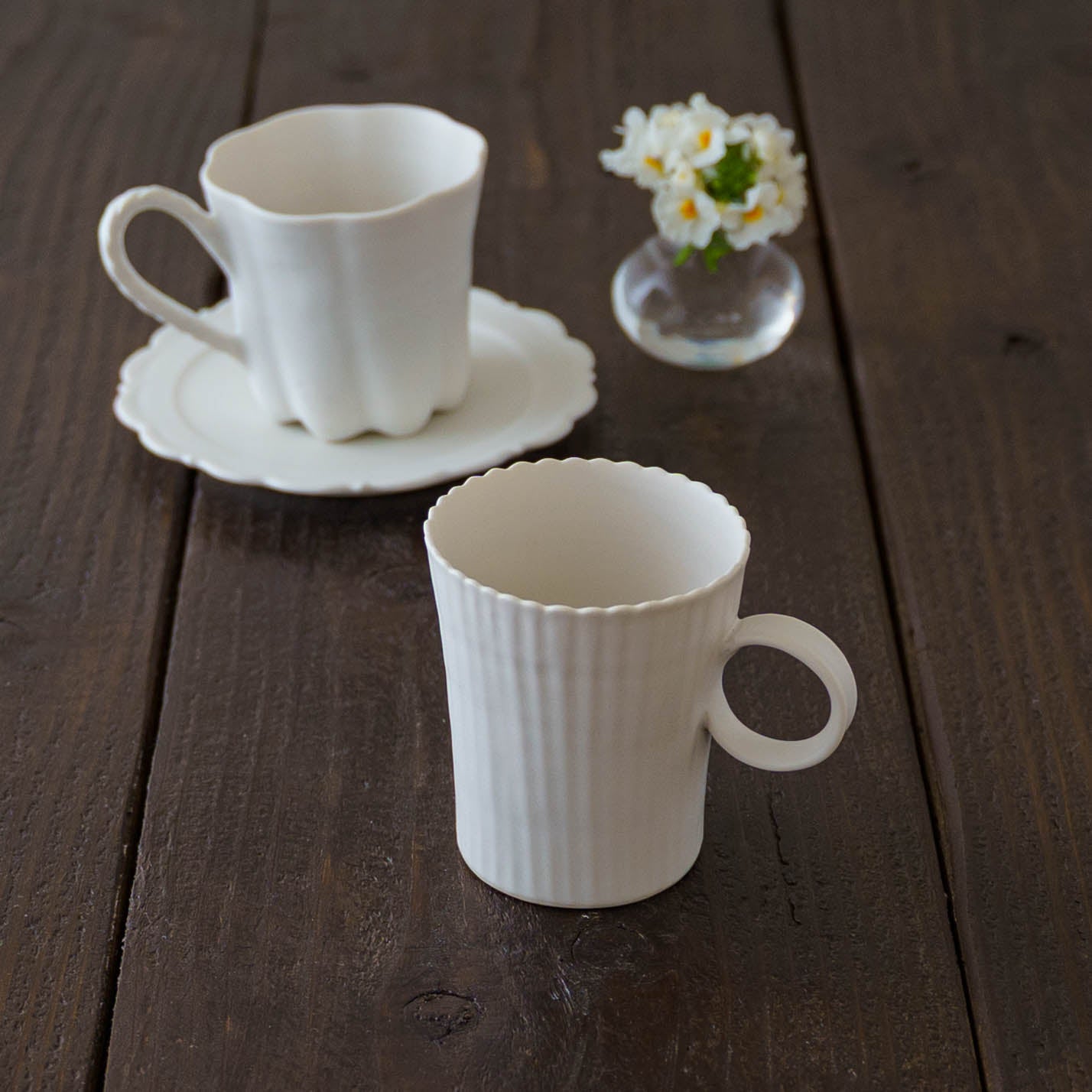 コーヒーカップ　白｜藤村佳澄