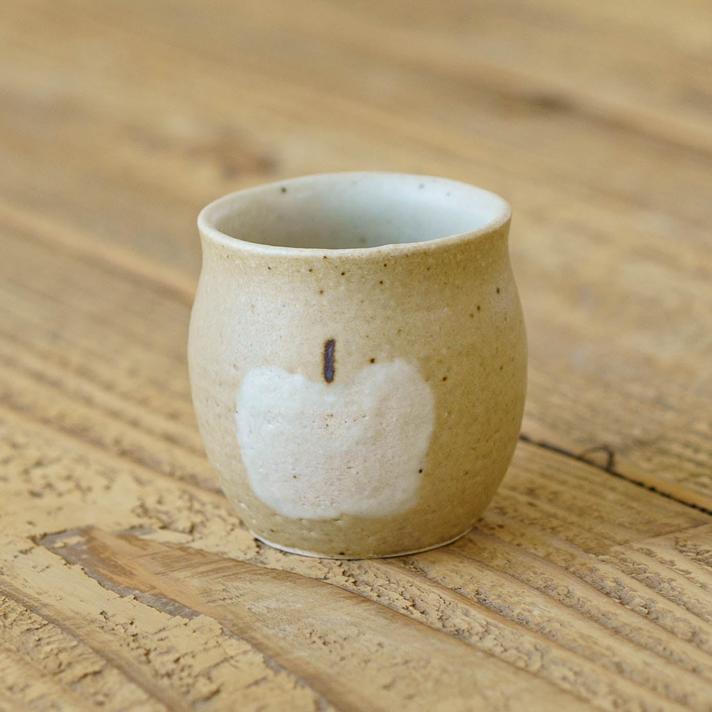 Flute cup S apple brown | Harada Haruko