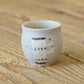 Flute cup S table ware blue | Harada Haruko