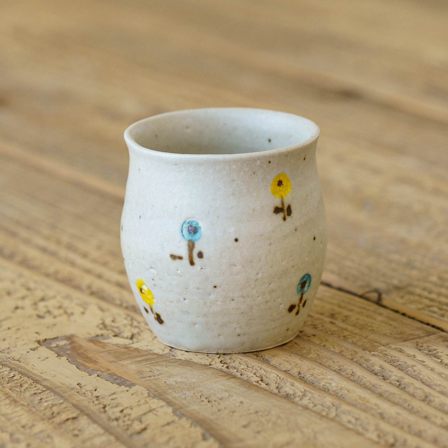 Flute cup S flower white | Harada Haruko
