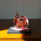 Snake S Red (with black base) | Gokurakuji Glass Studio