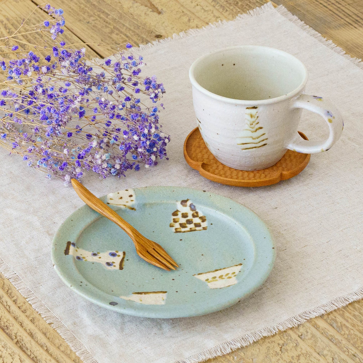 マグカップ　うつわ　ライトパープル ｜原田晴子