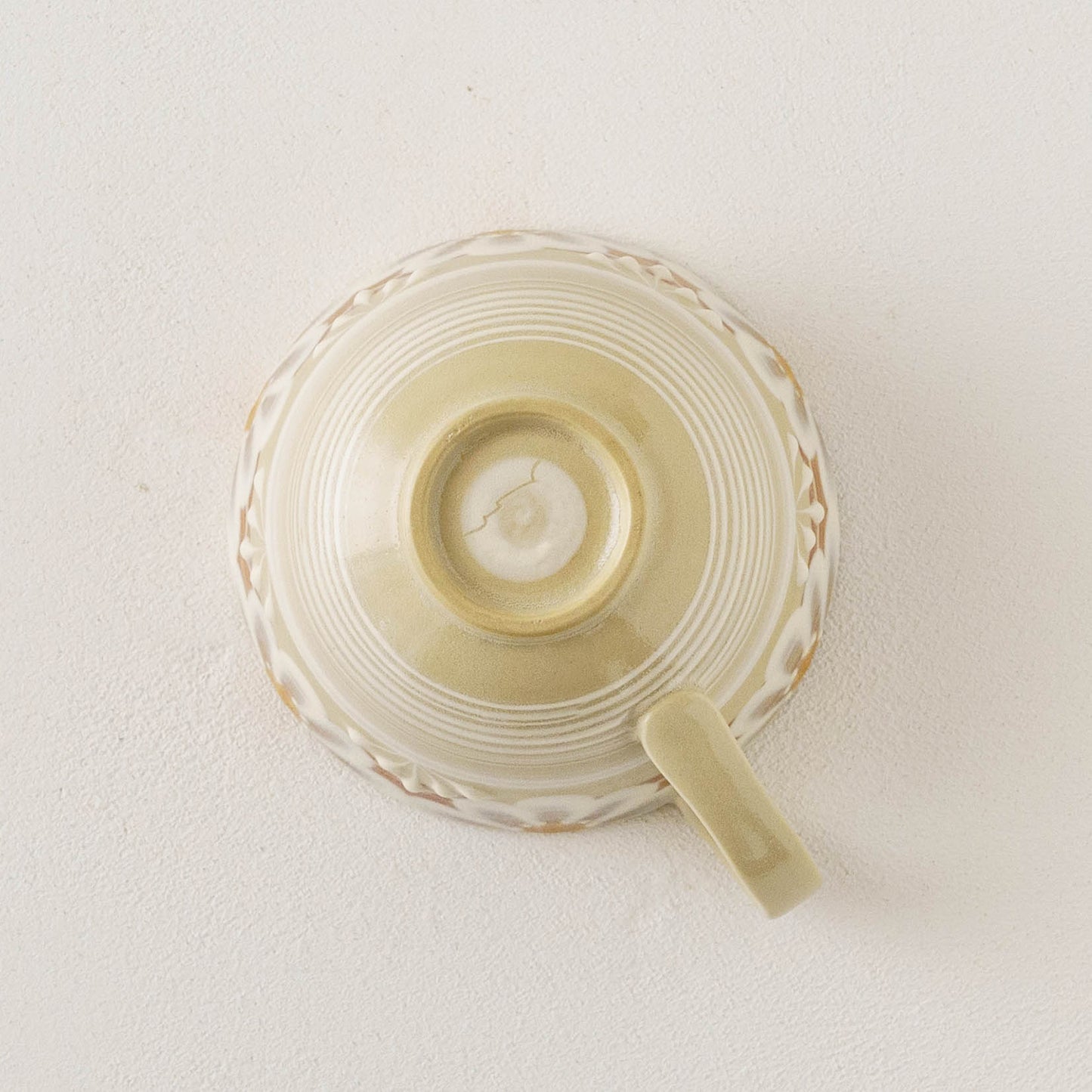 指描更紗　茶　マグカップ｜アダチノポタリ