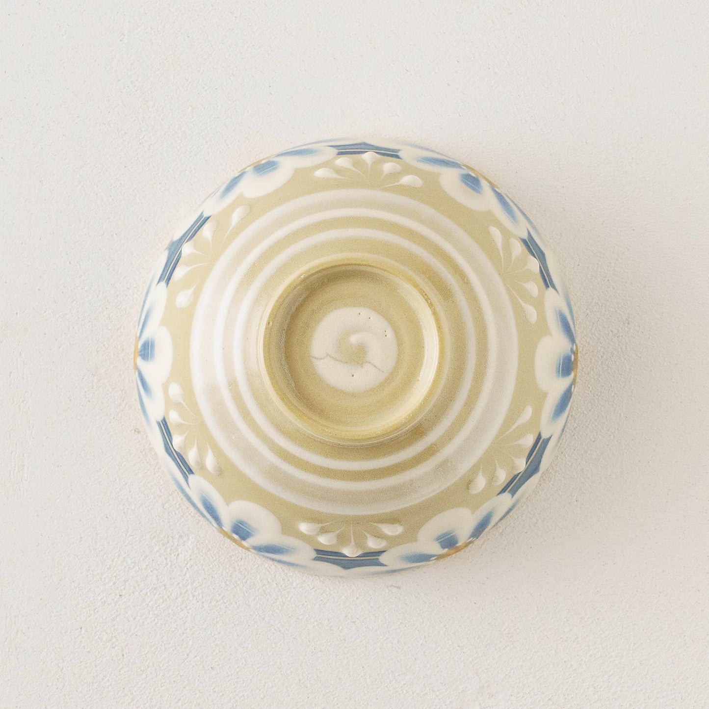 指描更紗　青　飯碗｜アダチノポタリ