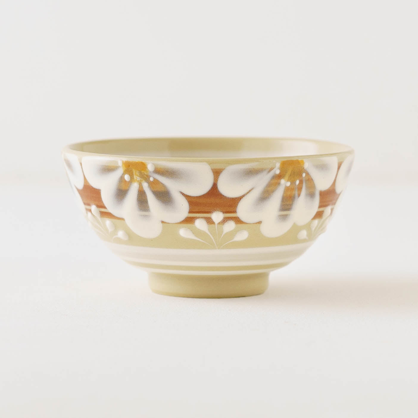 指描更紗　茶　飯碗｜アダチノポタリ