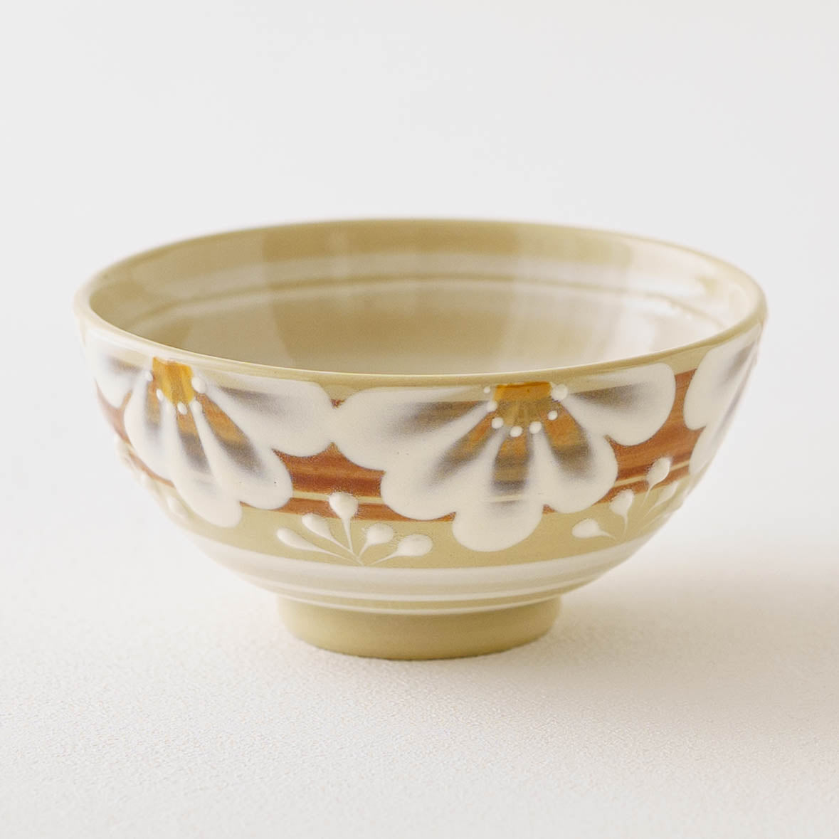 指描更紗　茶　飯碗｜アダチノポタリ