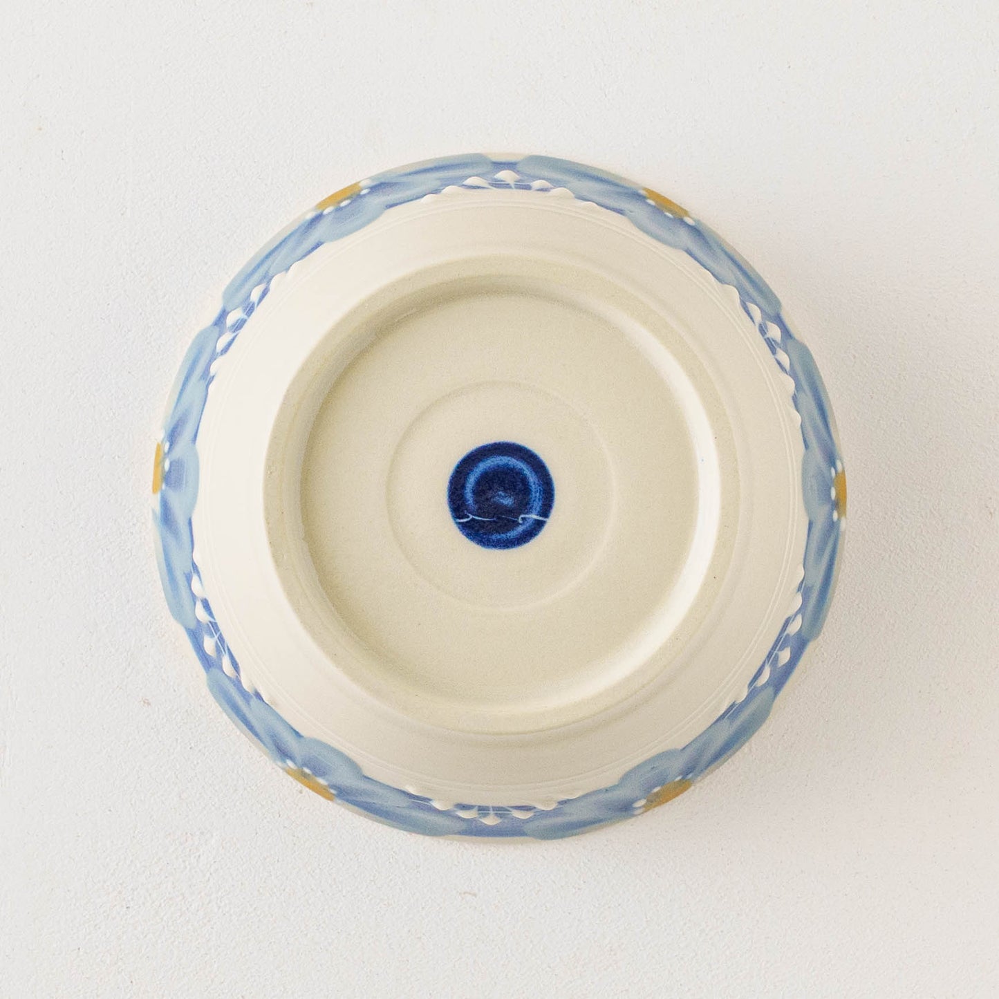 指描更紗　藍　スープどんぶり｜アダチノポタリ