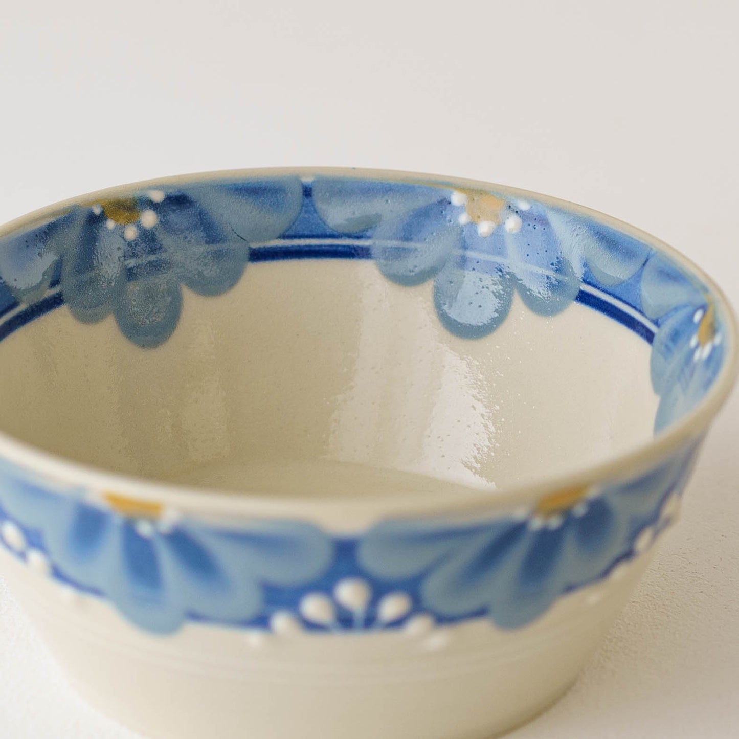 指描更紗　藍　スープどんぶり｜アダチノポタリ