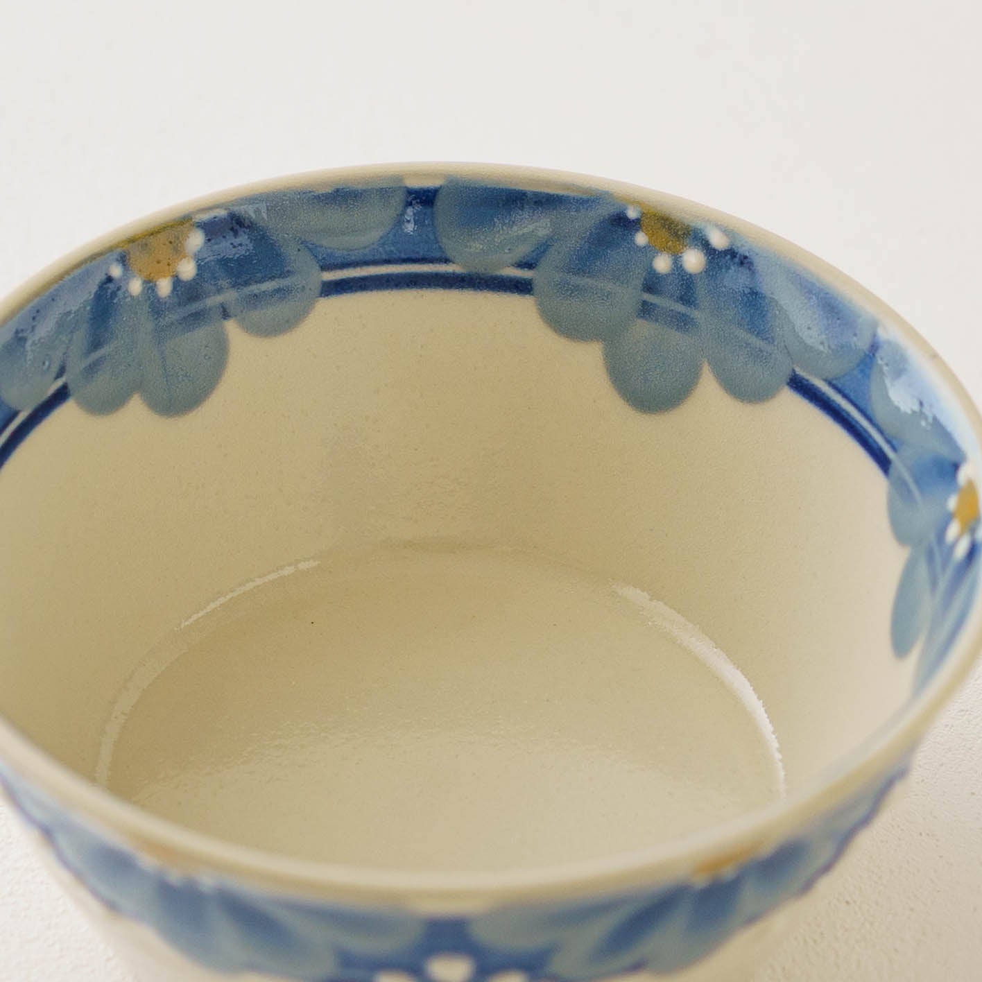 指描更紗　藍　スープどんぶり｜アダチノポタリ