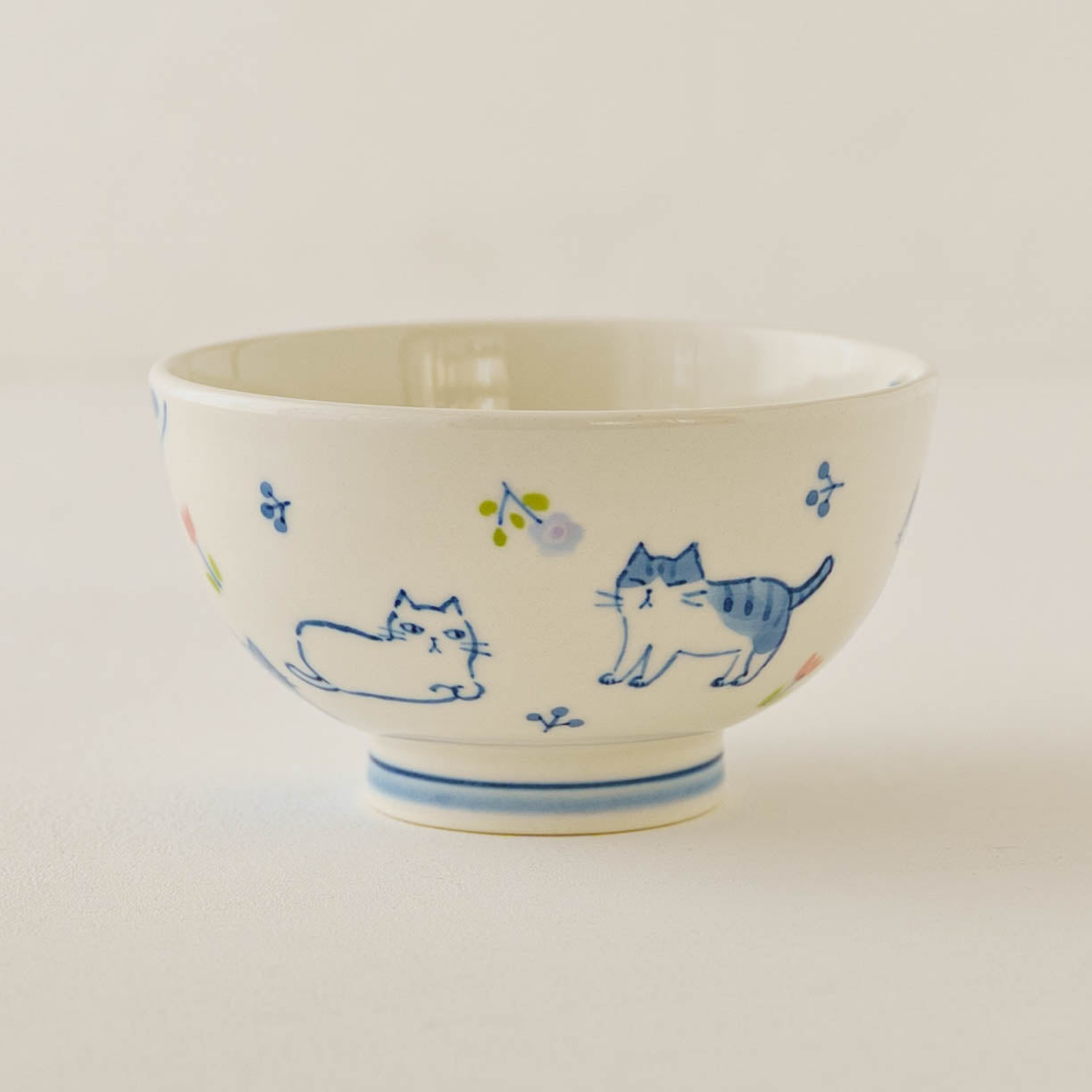 お茶碗　猫たち｜喜多代京子