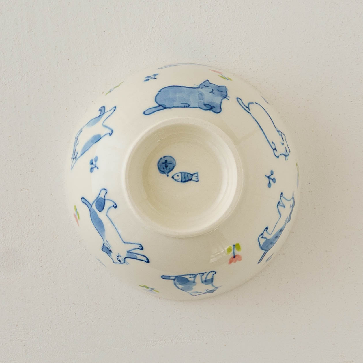 お茶碗　猫たち｜喜多代京子