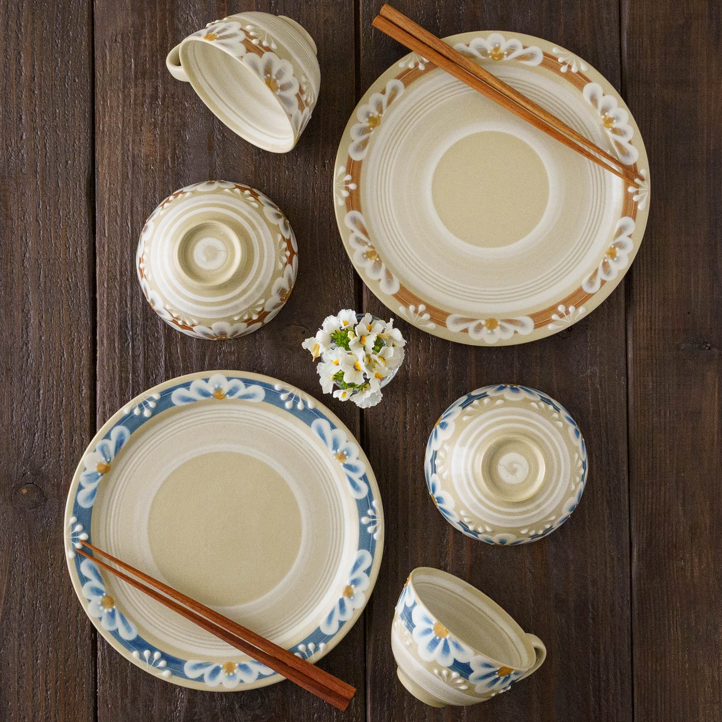 指描更紗　茶　飯碗｜アダチノポタリ