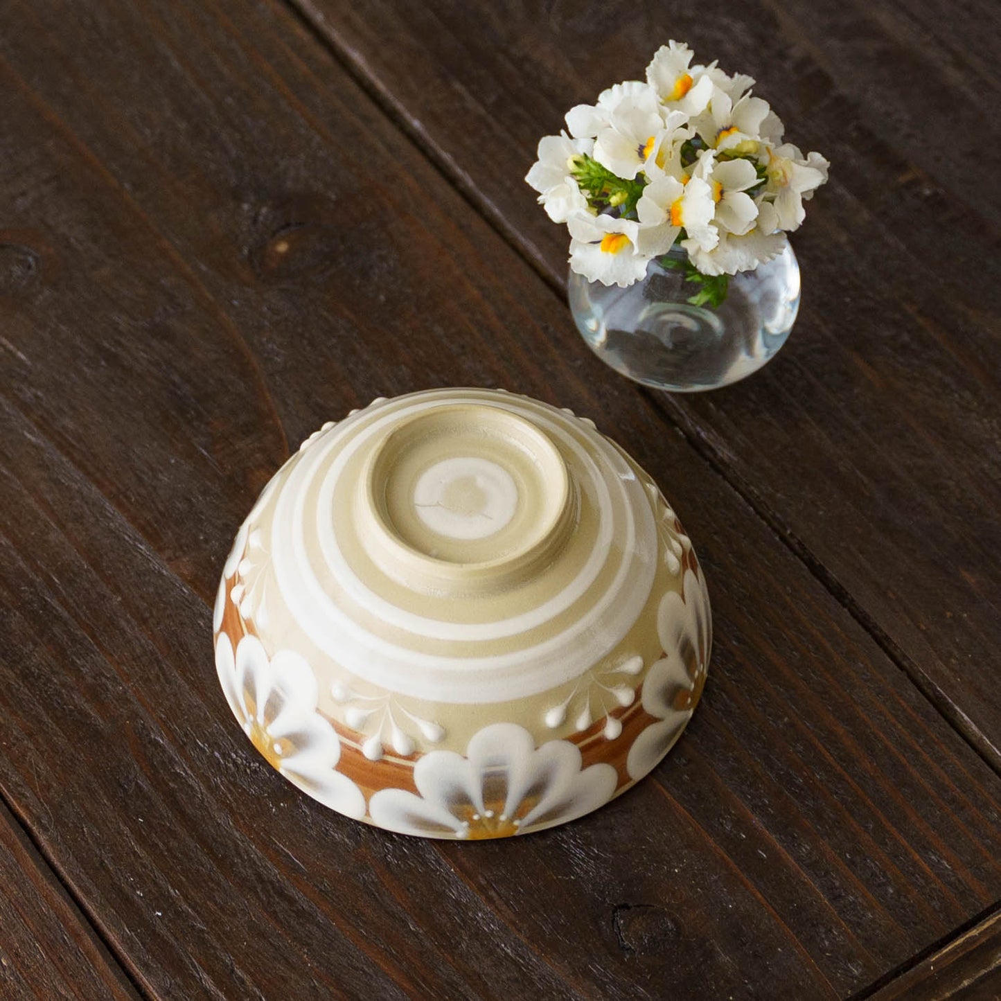 指描更紗　茶　飯碗｜アダチノポタリ